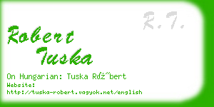 robert tuska business card